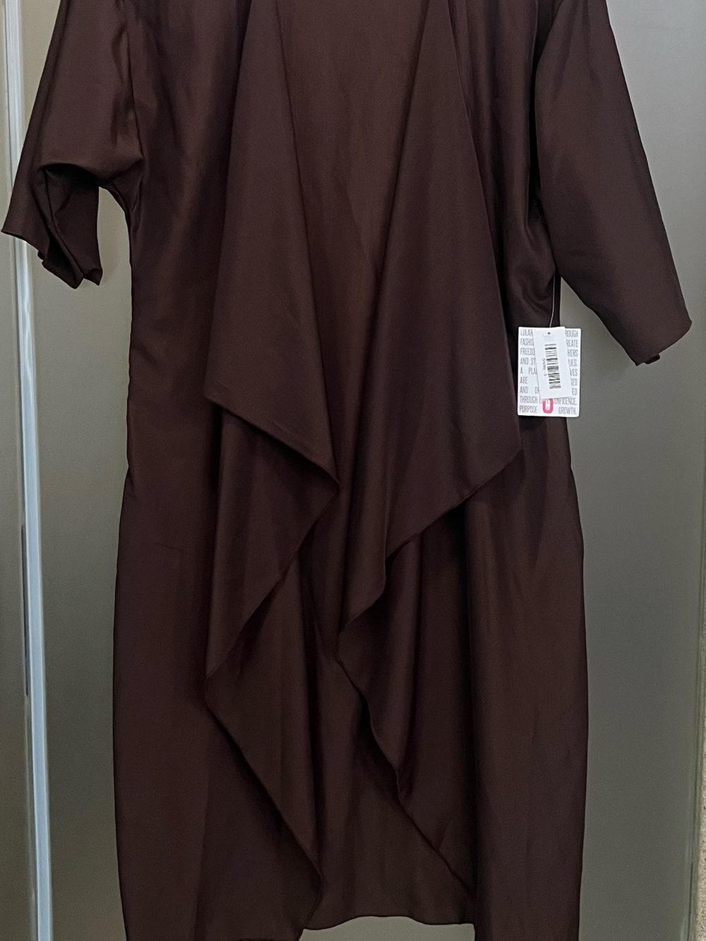 LuLaRoe Brown Shirley NWT
